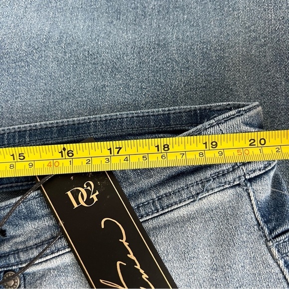 DG2 Diane Gilman Fringe Jeans NWT 2XT - Picture 4 of 8